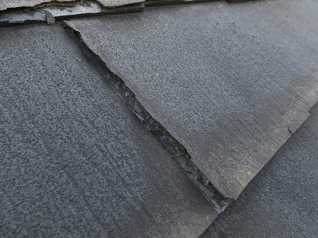 経年劣化による層間剥離が生じるパミール